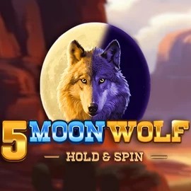 5 Moon Wolf online game logo by Apparat Gaming on weisskaszino.com