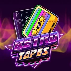 Retro Tapes slot logo by Push Gaming at Weiss Casino