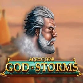 Age Of The Gods: God of Storms game by Playtech – logo hosted on Weiss Casino
