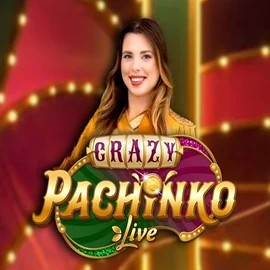 Official Live Casino logo: Crazy Pachinko by Evolution at Weiss Casino
