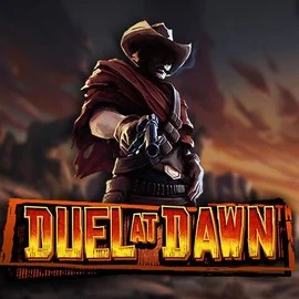 Duel At Dawn online game logo by Hacksaw Gaming on weisskaszino.com