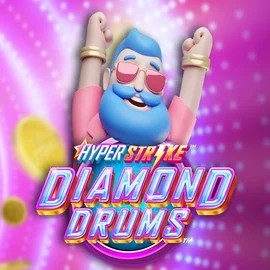 Hyper Strike Diamond Drums by Gameburger Studios, showcased at weisskaszino.com – game logo