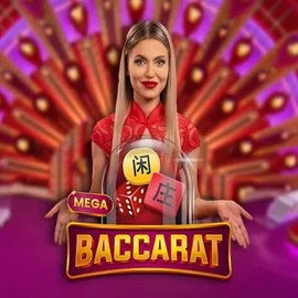 Enjoy Mega Baccarat by Pragmatic Play – logo hosted on weisskaszino.com