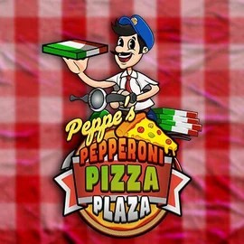 Peppe’s Pepperoni Pizza Plaza logo by Pragmatic Play at Weiss Casino
