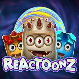 Slots logo of Reactoonz from Play’n GO at Weiss Casino