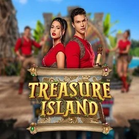 Treasure Island online game logo by Pragmatic Play on weisskaszino.com